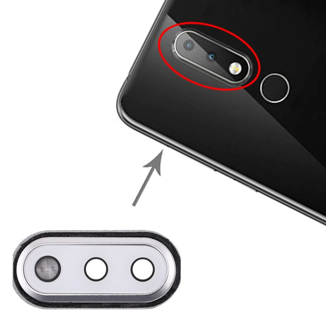 Camera Lens Cover for Nokia X6(White)-garmade.com