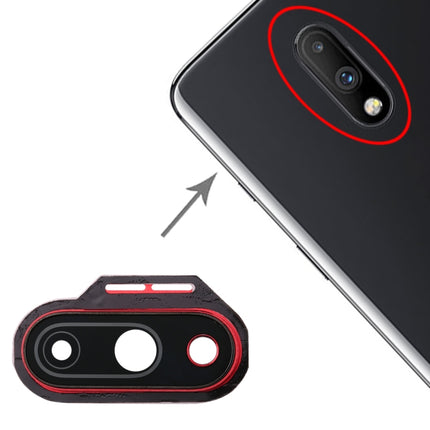 Replacement Camera Lens Cover for OnePlus 7 (Red)-garmade.com