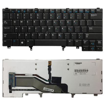 US Version Keyboard with Keyboard Backlight and Pointing for Dell Latitude E6420 E6320 E6430 E5420 E5430 E6430s-garmade.com