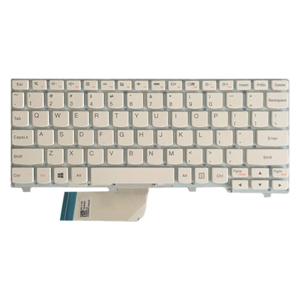 US Version Keyboard for Lenovo ideapad 100S 100S-11IBY(White)-garmade.com