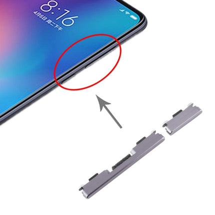 Side Keys for Xiaomi Mi 9(Black)-garmade.com