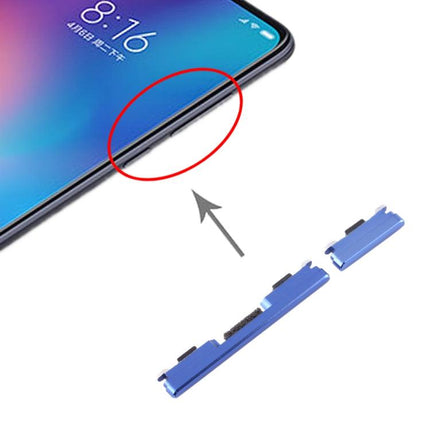Side Keys for Xiaomi Mi 9(Blue)-garmade.com