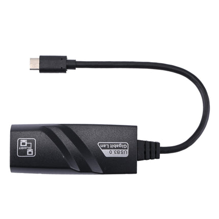 15cm USB-C / Type-C to RJ45 Gigabit Ethernet Network Adapter-garmade.com