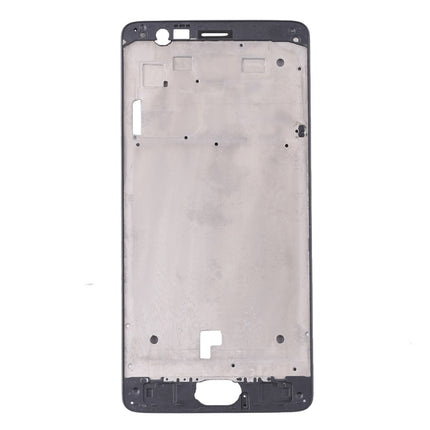 Front Housing LCD Frame Bezel Plate for OnePlus 3 / 3T / A3003 / A3000 / A3100(Black)-garmade.com