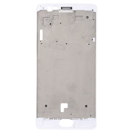 Front Housing LCD Frame Bezel Plate for OnePlus 3 / 3T / A3003 / A3000 / A3100(White)-garmade.com