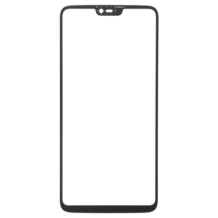 Front Screen Outer Glass Lens for OnePlus 6(Black)-garmade.com