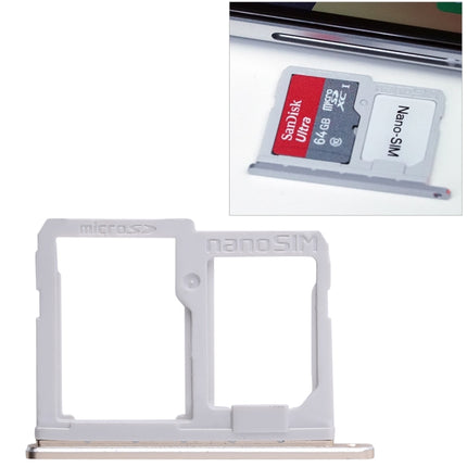 SIM Card Tray + Micro SD Card Tray for LG Q6 / M700 / M700N / G6 Mini(Gold)-garmade.com