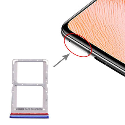 SIM Card Tray + SIM Card Tray for Xiaomi Redmi K30 5G Blue-garmade.com