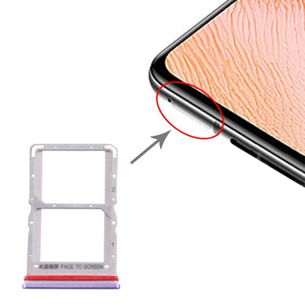 SIM Card Tray + SIM Card Tray for Xiaomi Redmi K30 5G Purple-garmade.com