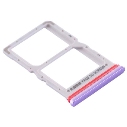 SIM Card Tray + SIM Card Tray for Xiaomi Redmi K30 5G Purple-garmade.com