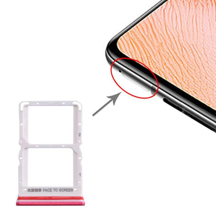 SIM Card Tray + SIM Card Tray for Xiaomi Redmi K30 5G Red-garmade.com