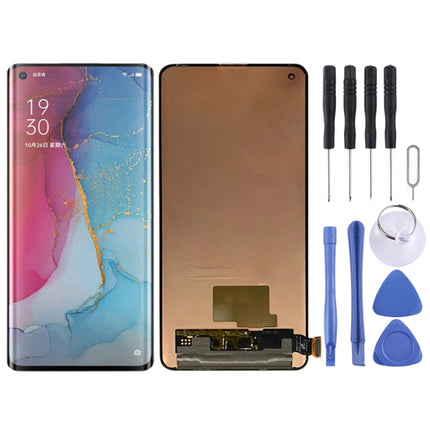 Replacement AMOLED Material LCD Screen and Digitizer Full Assembly for OnePlus 8 (Black)-garmade.com