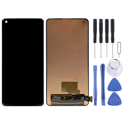 Replacement AMOLED Material LCD Screen and Digitizer Full Assembly for OnePlus 8 (Black)-garmade.com