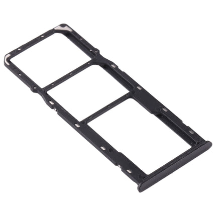 SIM Card Tray + SIM Card Tray + Micro SD Card Tray for OPPO Realme 5(Black)-garmade.com