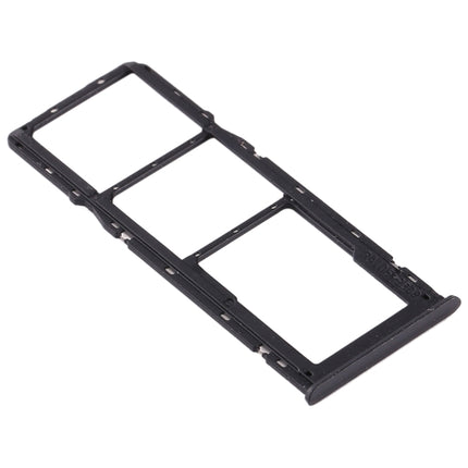 SIM Card Tray + SIM Card Tray + Micro SD Card Tray for OPPO Realme 5(Black)-garmade.com