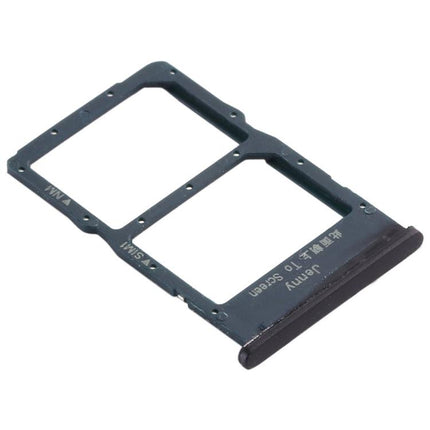 SIM Card Tray + NM Card Tray for Huawei Nova 6 SE Black-garmade.com