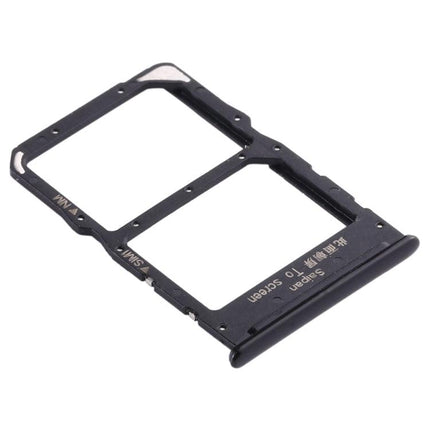 SIM Card Tray + NM Card Tray for Huawei Nova 5z / Nova 5i Pro Black-garmade.com