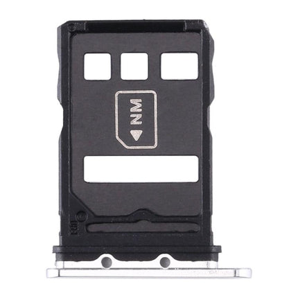 SIM Card Tray + NM Card Tray for Huawei P40 White-garmade.com