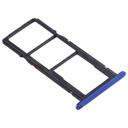 Dual SIM Card Tray + Micro SD Card Tray for Huawei Honor Play 3e Blue-garmade.com