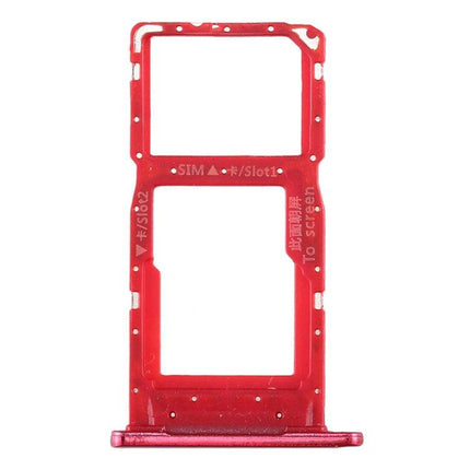SIM Card Tray + SIM Card Tray / Micro SD Card Tray for Huawei Enjoy 9s (Red)-garmade.com