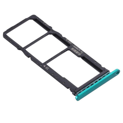 Dual SIM Card Tray + Micro SD Card Tray for Huawei Honor Play 4T Green-garmade.com