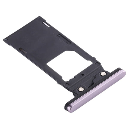 SIM Card Tray + SIM Card Tray + Micro SD Card Tray for Sony Xperia XZ2 (Pink)-garmade.com