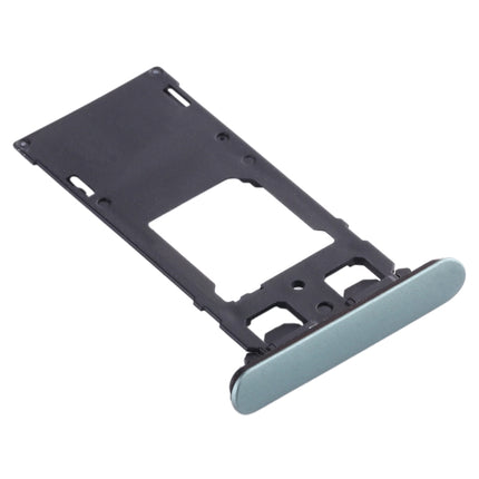 SIM Card Tray + SIM Card Tray + Micro SD Card Tray for Sony Xperia XZ2 Compact(Green)-garmade.com
