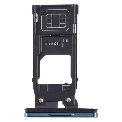 SIM Card Tray + Micro SD Card Tray for Sony Xperia XZ3(Green)-garmade.com