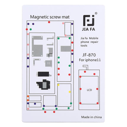 JIAFA JF-870 Magnetic Pad Screw Board for iPhone 11-garmade.com