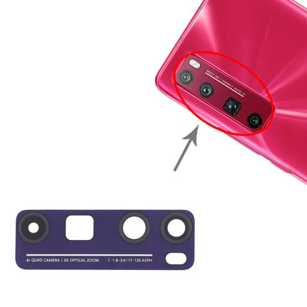 10 PCS Back Camera Lens for Huawei Nova 7 Pro 5G (Purple)-garmade.com
