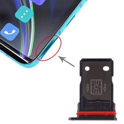Replacement SIM Card Tray + SIM Card Tray for OnePlus 8(Black)-garmade.com