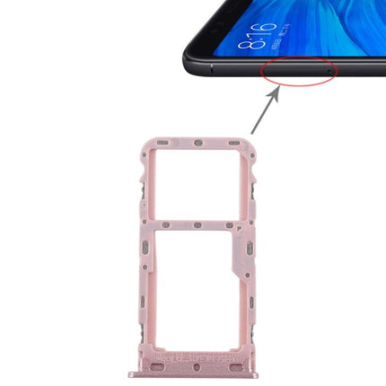 Dual SIM Card Tray & Micro SD Card Tray for Xiaomi Redmi 5 Rose Gold-garmade.com