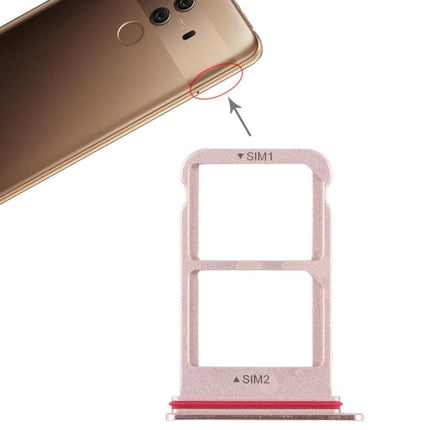 SIM Card Tray + SIM Card Tray for Huawei Mate 10 Pro (Pink)-garmade.com