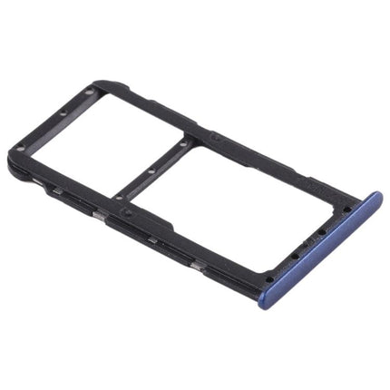 SIM Card Tray + SIM Card Tray / Micro SD Card Tray for Huawei Honor Play 7X (Blue)-garmade.com