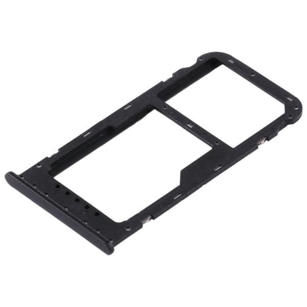 SIM Card Tray + SIM Card Tray / Micro SD Card Tray for Huawei Honor V9 Play (Black)-garmade.com