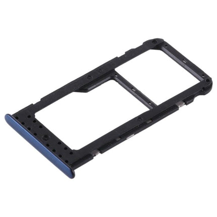 SIM Card Tray + SIM Card Tray / Micro SD Card Tray for Huawei Honor V9 Play (Blue)-garmade.com