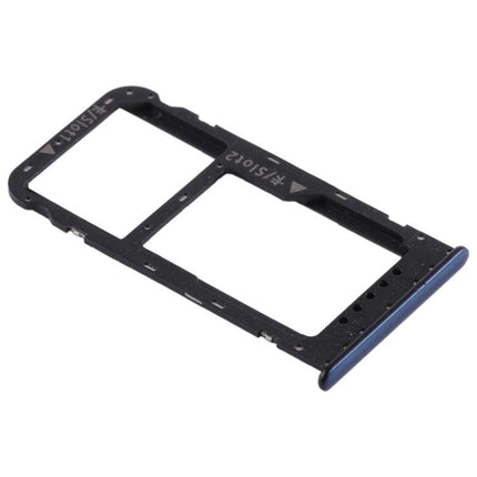 SIM Card Tray + SIM Card Tray / Micro SD Card Tray for Huawei Honor V9 Play (Blue)-garmade.com