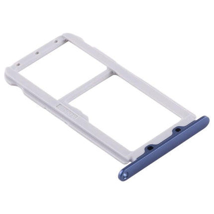 SIM Card Tray + SIM Card Tray / Micro SD Card Tray for Huawei Honor V9 (Blue)-garmade.com