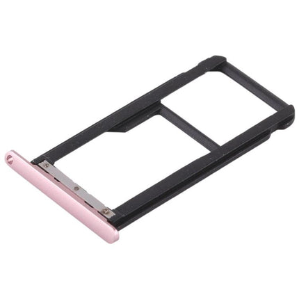 SIM Card Tray + SIM Card Tray / Micro SD Card Tray for Huawei Enjoy 6s (Pink)-garmade.com