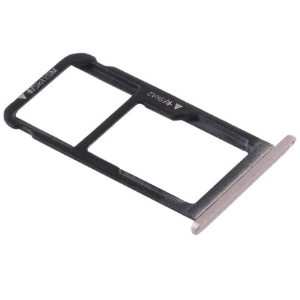 SIM Card Tray + SIM Card Tray / Micro SD Card Tray for Huawei Enjoy 6s (Gold)-garmade.com