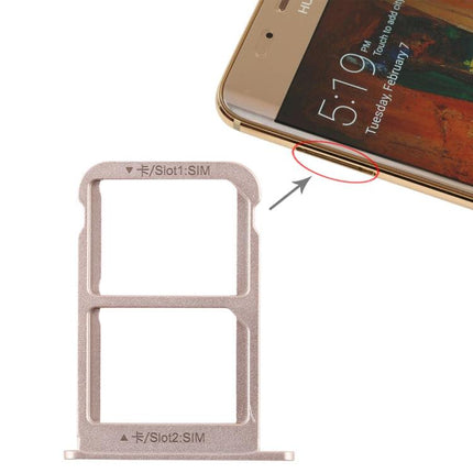 SIM Card Tray + SIM Card Tray for Huawei Mate 9 Pro(Gold)-garmade.com