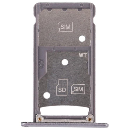 Dual SIM Card Tray / Micro SD Card Tray for Huawei Enjoy 6 / AL00 Grey-garmade.com