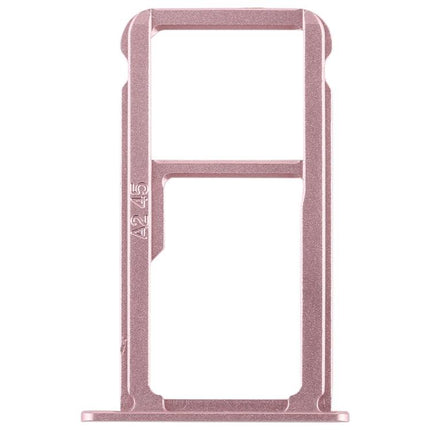 Dual SIM Card Tray / Micro SD Card for Huawei G9 Plus (Pink)-garmade.com