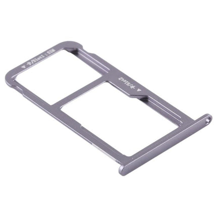 Dual SIM Card Tray / Micro SD Card for Huawei G9 Plus (Grey)-garmade.com