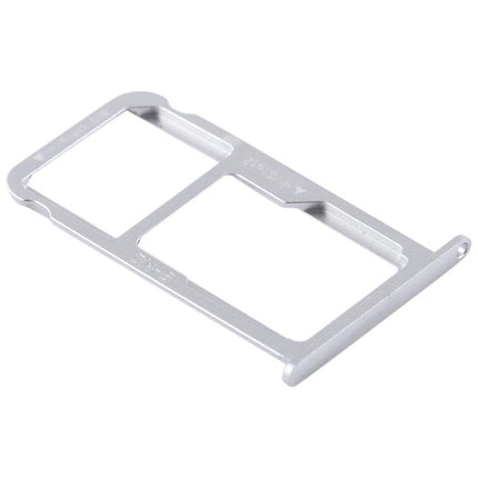 Dual SIM Card Tray / Micro SD Card for Huawei G9 Plus (Silver)-garmade.com