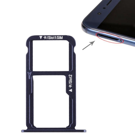 Dual SIM Card Tray / Micro SD Card for Huawei Honor 8 (Blue)-garmade.com
