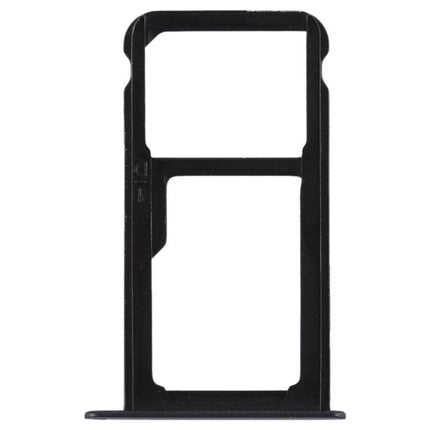 Dual SIM Card Tray / Micro SD Card for Huawei P9 Lite(Black)-garmade.com