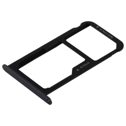 Dual SIM Card Tray / Micro SD Card for Huawei P9 Lite(Black)-garmade.com