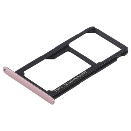 Dual SIM Card Tray / Micro SD Card for Huawei P9 Lite(Pink)-garmade.com