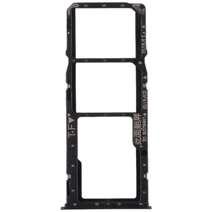 Dual SIM Card Tray + Micro SD Card Tray for Huawei Enjoy 8 Plus Black-garmade.com